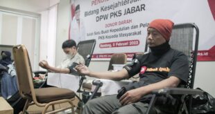 Agenda Rutin Donor Darah KESOS DPW PKS Jawa Barat – DPW PKS Jawa Barat