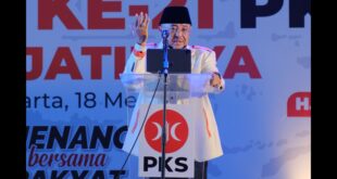 Puncak Milad 21 PKS Digelar di Istora Senayan Bersama Capres dan Partai Koalisi