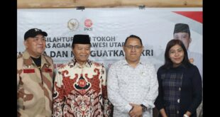 Silaturahmi Tokoh Lintas Agama di Manado, Hidayat Nur Wahid Berikan Penghargaan untuk Ketum DPP LMI