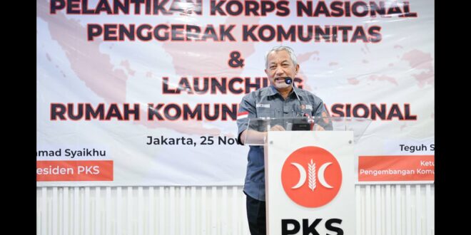 Lantik Korps Nasional Penggerak Komunitas, Syaikhu: Menjadi Wadah Aspirasi dan Basis Pendukung