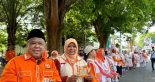 Gelar Flashmob Ratusan Titik, PKS Jatim Kampanye Gagasan Perjuangkan Pangan Murah, Kerja Gampang, Sehat Mudah