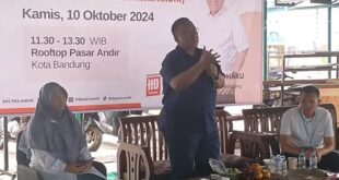 Blusukan ke Pasar Tradisional Andir, Cawalkot Haru Suandharu Serap Aspirasi Para Pedagang – DPW PKS Jawa Barat