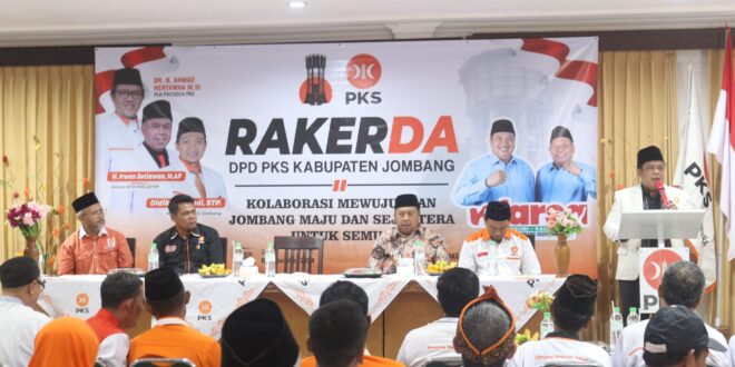 Rakerda PKS Jombang Dihadiri Bupati Terpilih Warsubi, Ketua PKS Jatim Beri 6 Pesan Ini